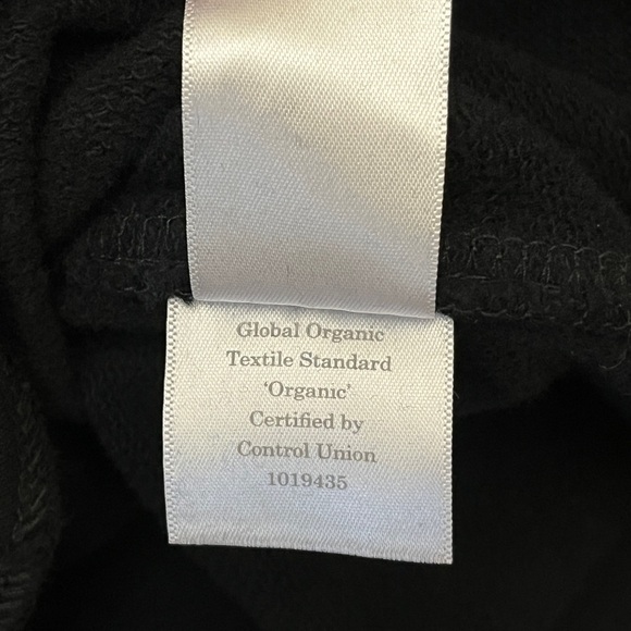 Everlane The Track Crew Sweatshirt Black Organic Cotton Oversized Sz XS #752 NWT - Picture 9 of 9